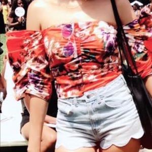 Cotton Off-Shoulder Top